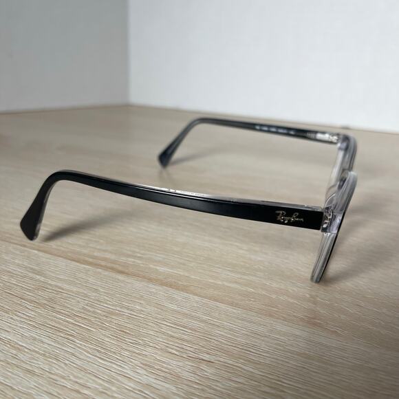 Ray-Ban RB5362 2034 Black Clear Eyeglasses Frames Only 54-17-140 - Picture 8 of 8